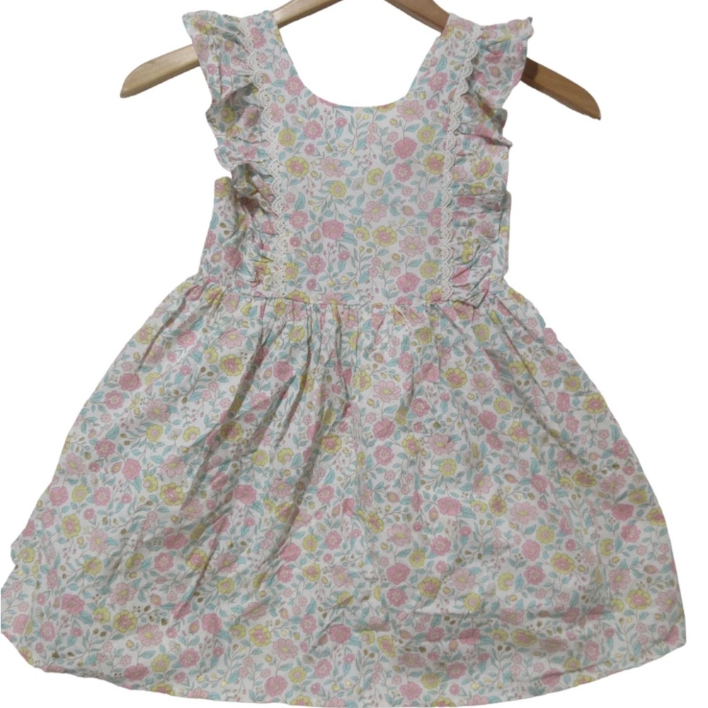 Cupcakes & Cashmere White Ruffled Tiered Sundress